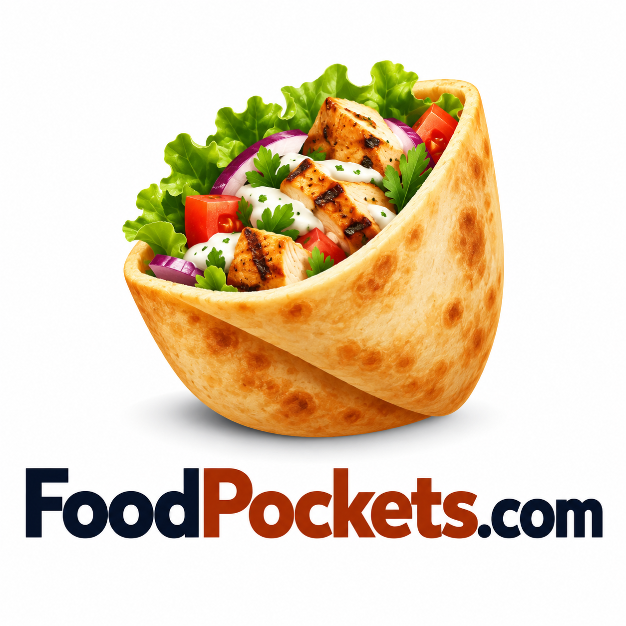 FoodPockets.com domain name artwork